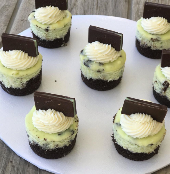 Andes Mint Cheesecake